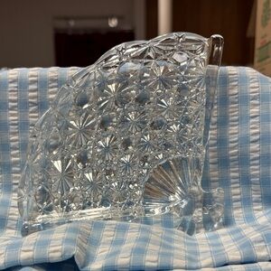 Vintage Avon Pressed Glass Trinket Dish